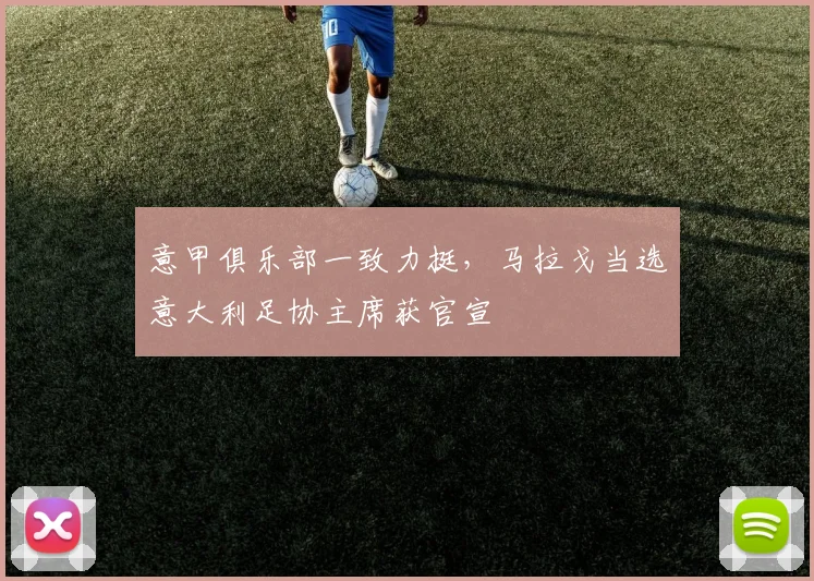 意甲俱乐部一致力挺，马拉戈当选意大利足协主席获官宣